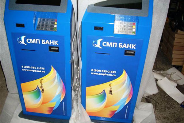 Оформление банкоматов СМП -банка